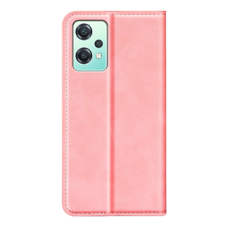 For OnePlus Nord CE 2 Lite Retro-skin Magnetic Suction Leather Phone Case