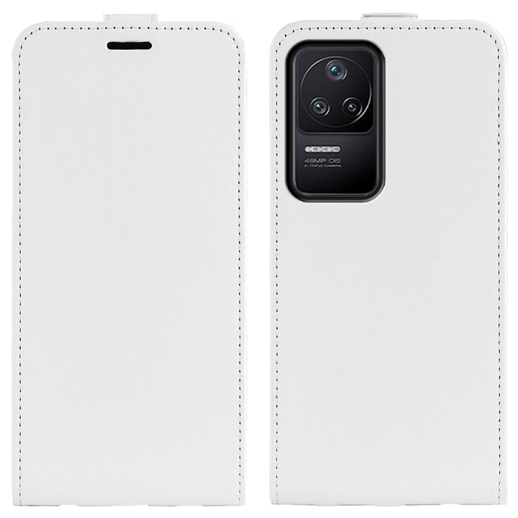 For Xiaomi Redmi K40S R64 Texture Vertical Flip Leather Phone Case