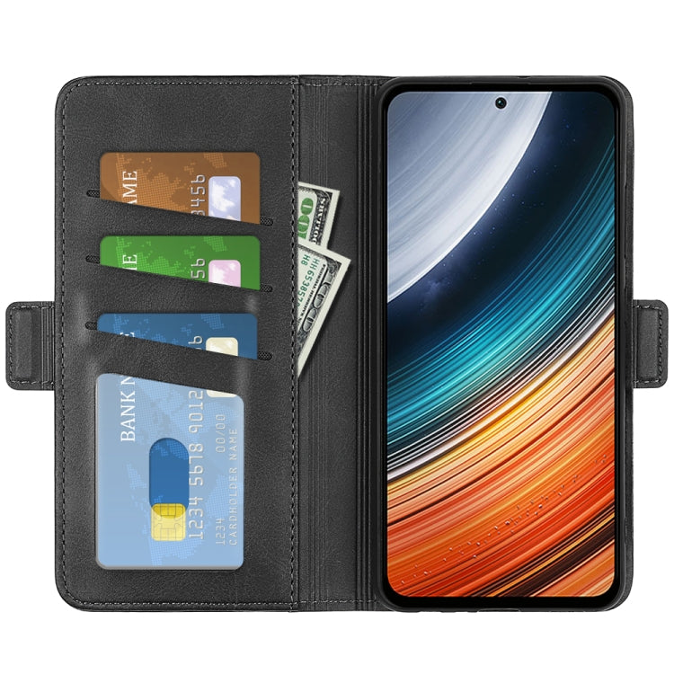 For Xiaomi Redmi K40S Dual-side Magnetic Buckle Horizontal Flip Leather Phone Case