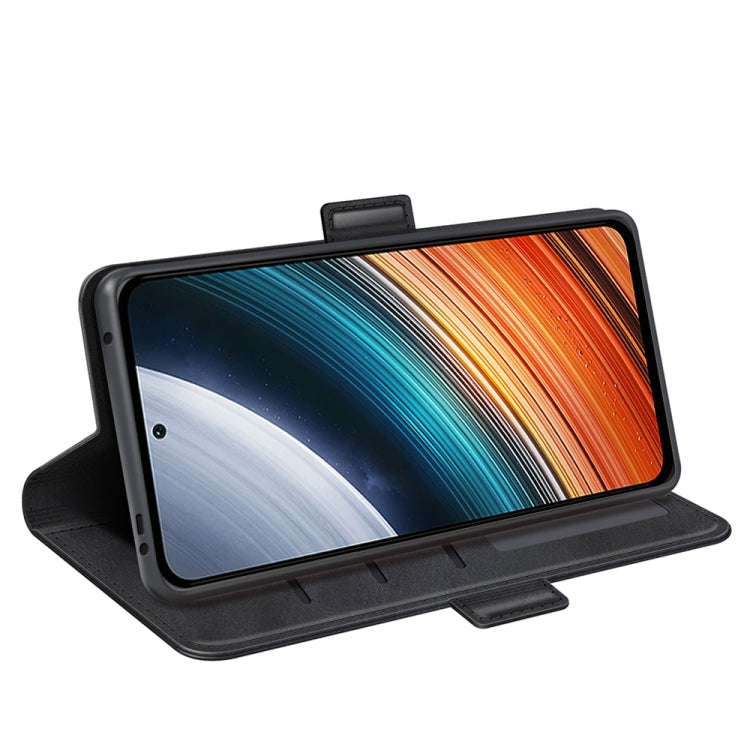 For Xiaomi Redmi K40S Dual-side Magnetic Buckle Horizontal Flip Leather Phone Case