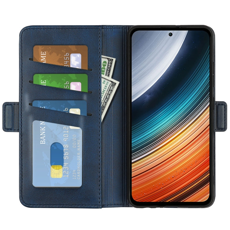 For Xiaomi Redmi K40S Dual-side Magnetic Buckle Horizontal Flip Leather Phone Case