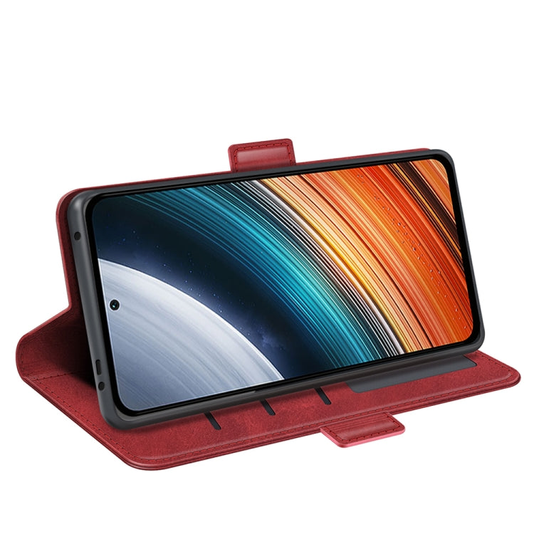 For Xiaomi Redmi K40S Dual-side Magnetic Buckle Horizontal Flip Leather Phone Case