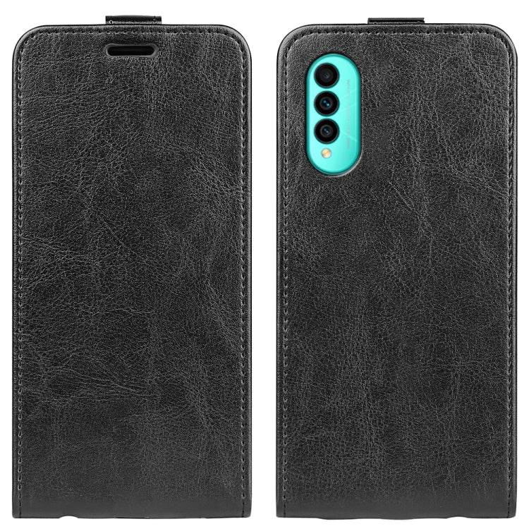 For Wiko T50 R64 Texture Vertical Flip Leather Phone Case