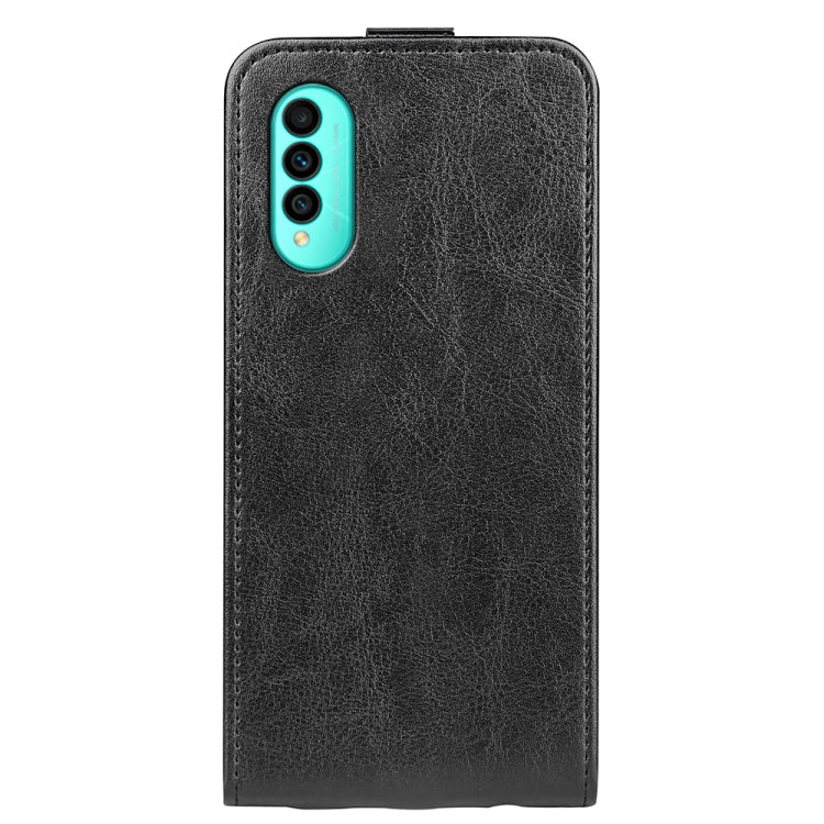 For Wiko T50 R64 Texture Vertical Flip Leather Phone Case
