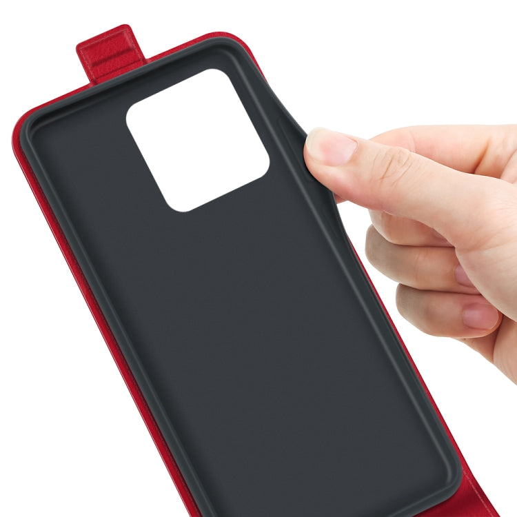 For Wiko T50 R64 Texture Vertical Flip Leather Phone Case