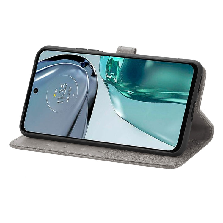 For Motorola Moto G42 Mandala Flower Embossed Leather Phone Case