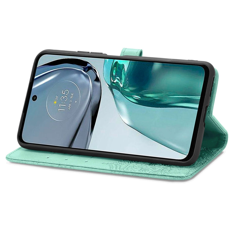 For Motorola Moto G42 Mandala Flower Embossed Leather Phone Case