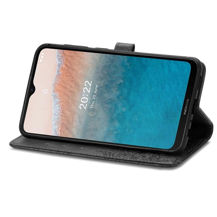 For Nokia C21 Plus Mandala Flower Embossed Leather Phone Case