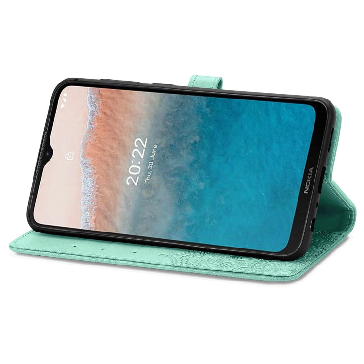 For Nokia C200 Mandala Flower Embossed Leather Phone Case