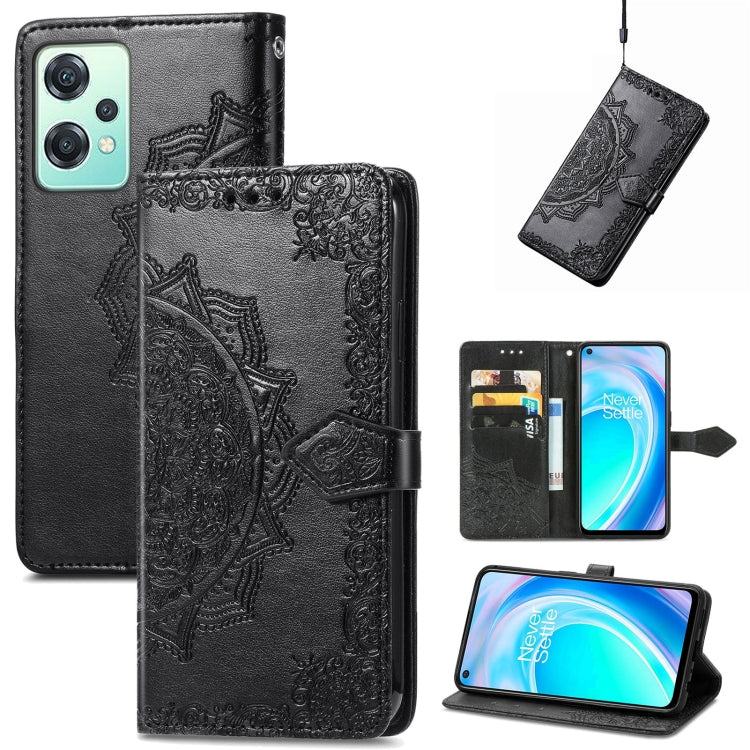 For OnePlus Nord CE 2 Lite 5G Mandala Flower Embossed Leather Phone Case