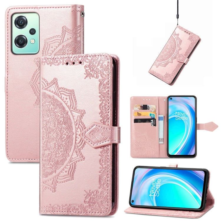 For OnePlus Nord CE 2 Lite 5G Mandala Flower Embossed Leather Phone Case