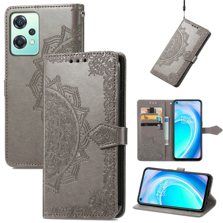 For OnePlus Nord CE 2 Lite 5G Mandala Flower Embossed Leather Phone Case