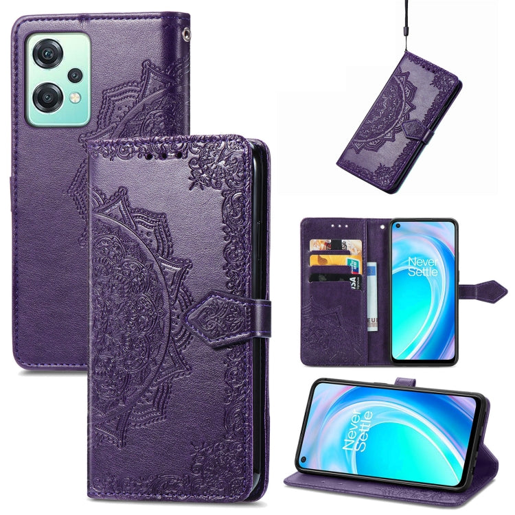 For OnePlus Nord CE 2 Lite 5G Mandala Flower Embossed Leather Phone Case