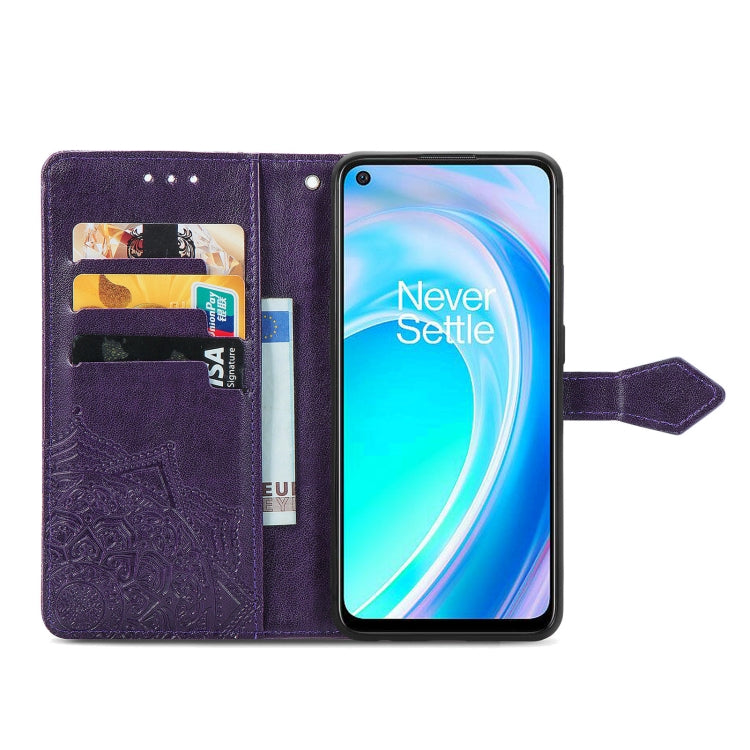 For OnePlus Nord CE 2 Lite 5G Mandala Flower Embossed Leather Phone Case