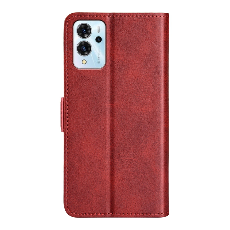 For ZTE V40 Pro Dual-side Magnetic Buckle Flip Leather Phone Case
