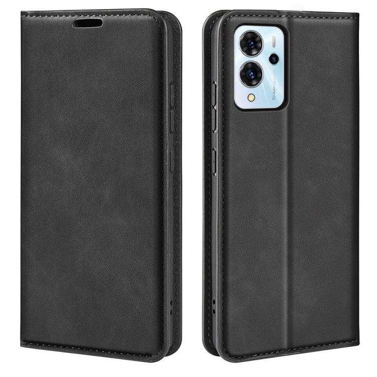 For ZTE Blade V40 Pro Retro-skin Magnetic Suction Leather Phone Case