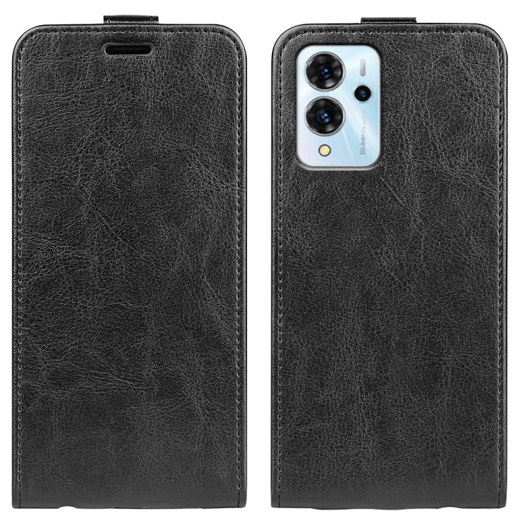 For ZTE Blade V40 Pro R64 Texture Vertical Flip Leather Phone Case