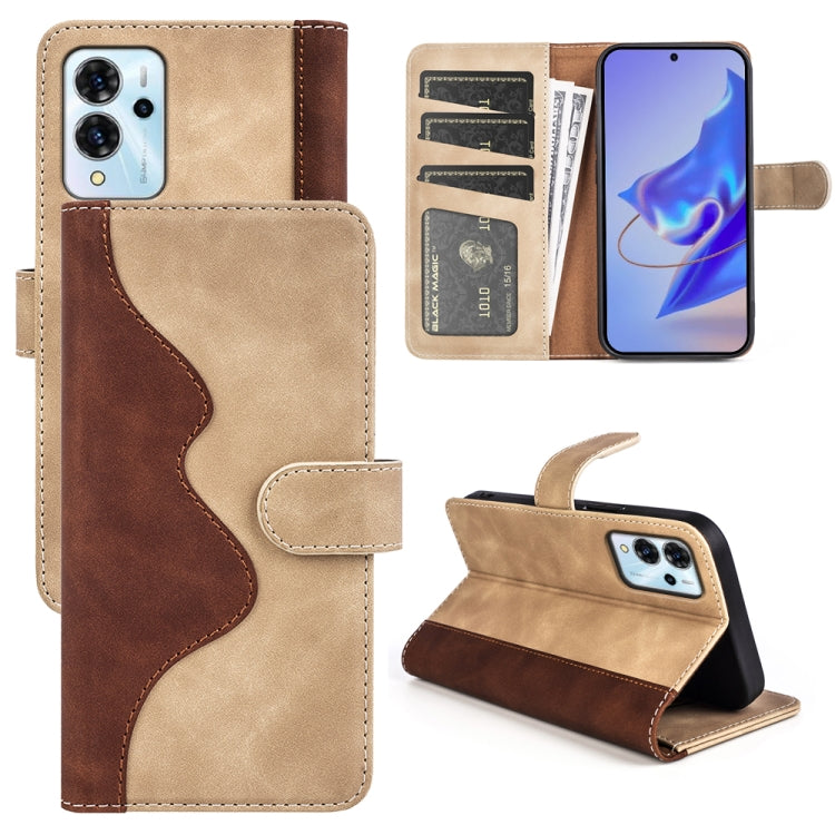 For ZTE Blade V40 Pro Stitching Horizontal Flip Leather Phone Case