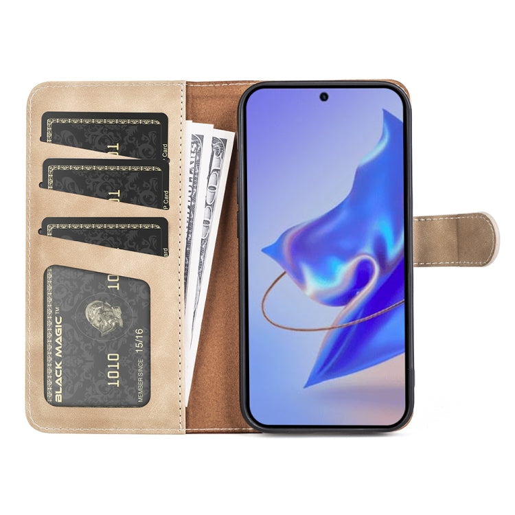 For ZTE Blade V40 Pro Stitching Horizontal Flip Leather Phone Case