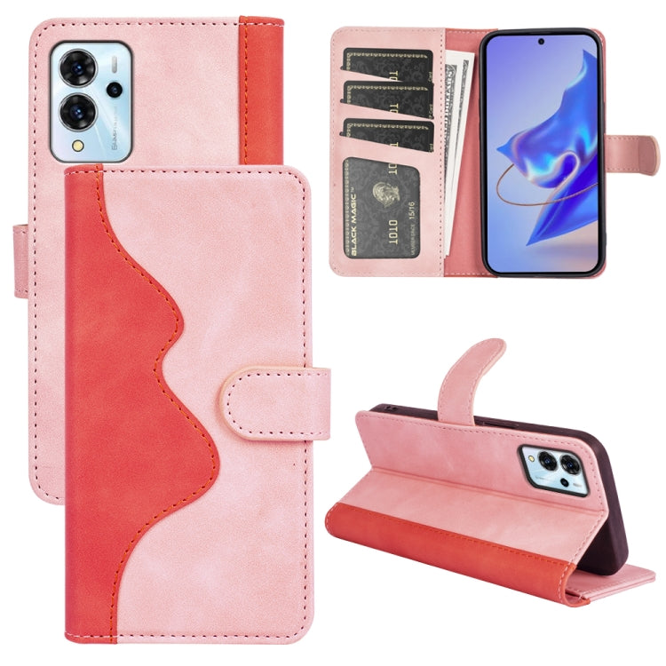 For ZTE Blade V40 Pro Stitching Horizontal Flip Leather Phone Case