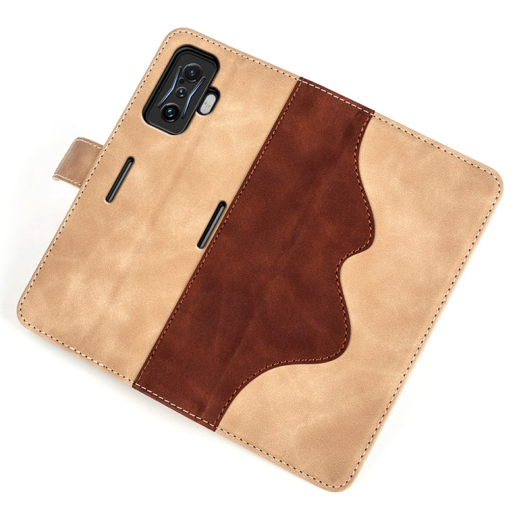 For Xiaomi Poco F4 GT Stitching Horizontal Flip Leather Phone Case