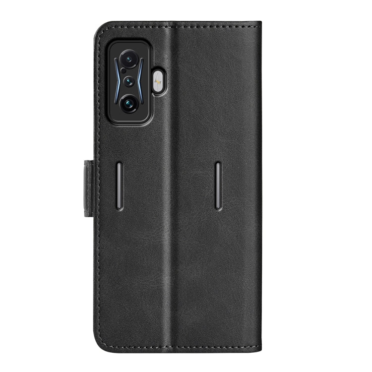 For Xiaomi Poco F4 GT Dual-side Magnetic Buckle Flip Leather Phone Case
