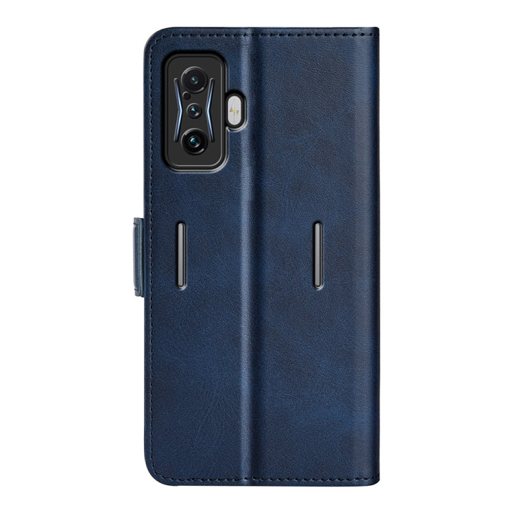 For Xiaomi Poco F4 GT Dual-side Magnetic Buckle Flip Leather Phone Case