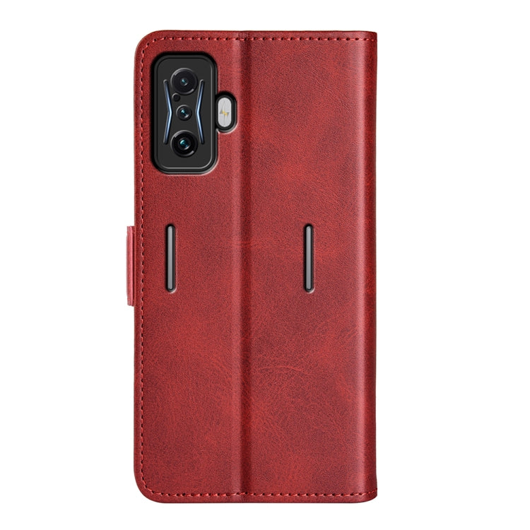 For Xiaomi Poco F4 GT Dual-side Magnetic Buckle Flip Leather Phone Case