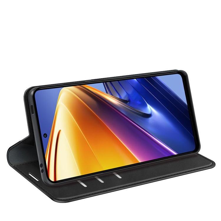 For Xiaomi Poco F4 GT Retro-skin Magnetic Suction Leather Phone Case