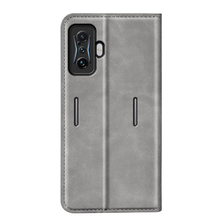 For Xiaomi Poco F4 GT Retro-skin Magnetic Suction Leather Phone Case