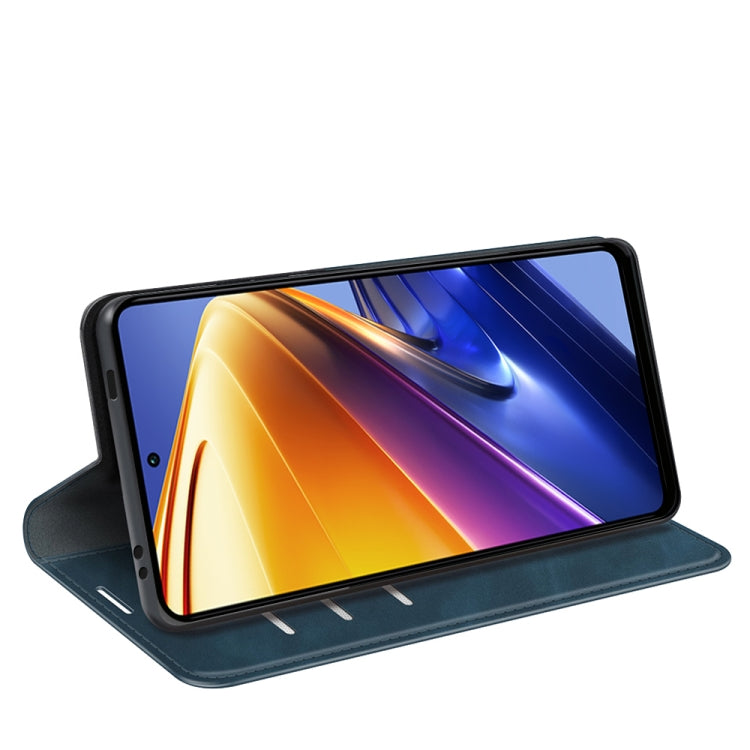 For Xiaomi Poco F4 GT Retro-skin Magnetic Suction Leather Phone Case