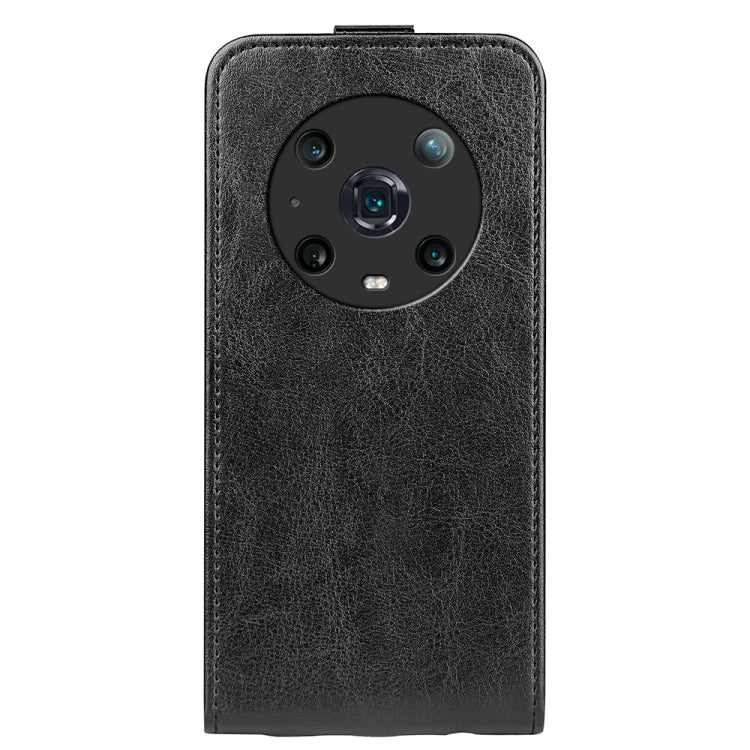 For Honor Magic4 Pro R64 Texture Single Vertical Flip Leather Phone Case