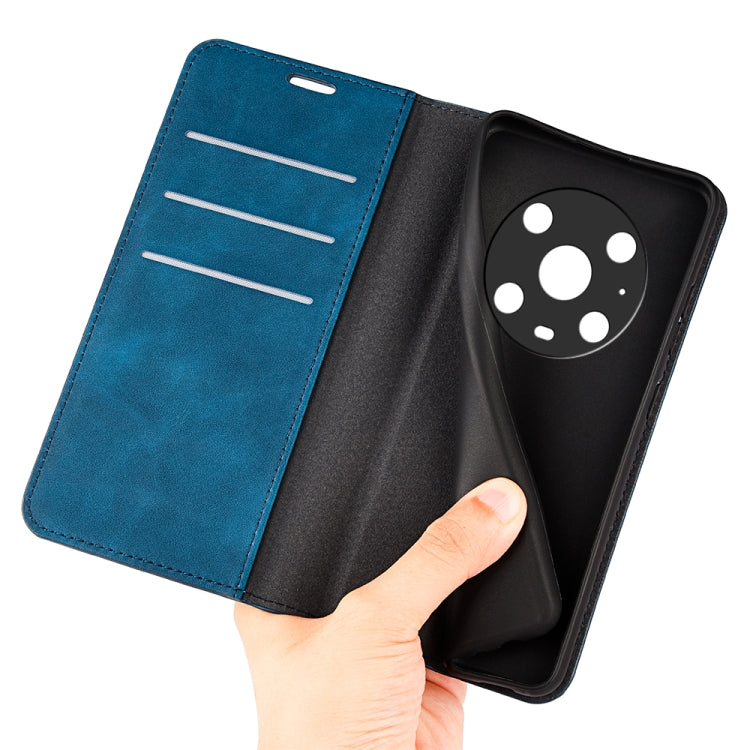 For Honor Magic4 Pro Retro-skin Magnetic Suction Leather Phone Case