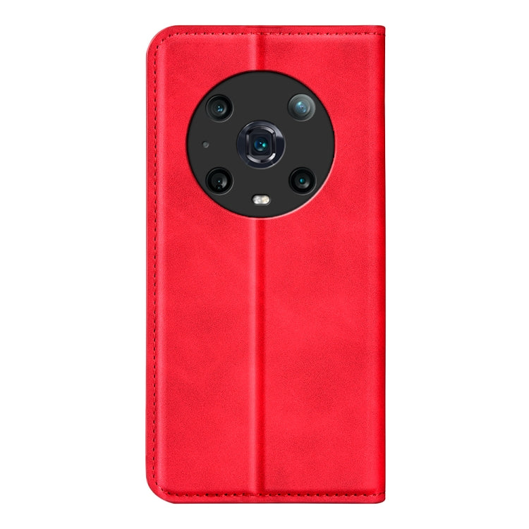 For Honor Magic4 Pro Retro-skin Magnetic Suction Leather Phone Case