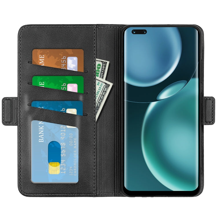 For Honor Magic4 Pro Dual-side Magnetic Buckle Flip Leather Phone Case