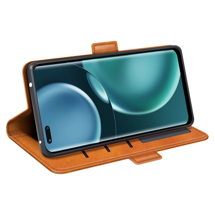 For Honor Magic4 Pro Dual-side Magnetic Buckle Flip Leather Phone Case