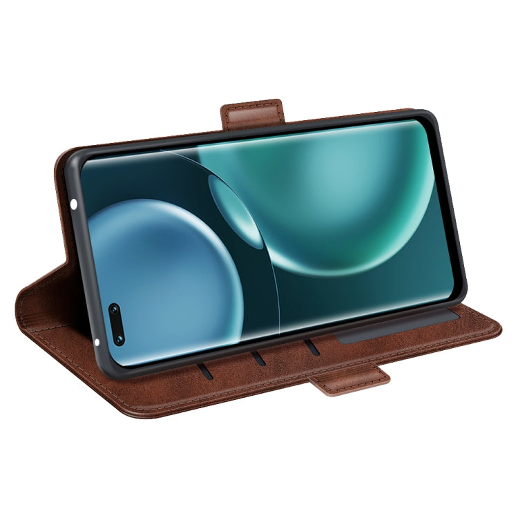 For Honor Magic4 Pro Dual-side Magnetic Buckle Flip Leather Phone Case