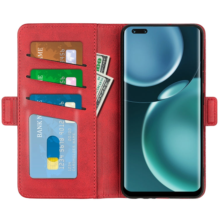 For Honor Magic4 Pro Dual-side Magnetic Buckle Flip Leather Phone Case