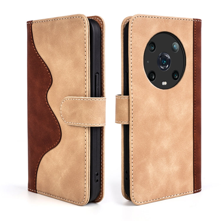 For Honor Magic4 Pro Stitching Horizontal Flip Leather Phone Case