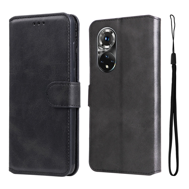 For Honor 50 Pro / Huawei Nova 9 Pro JUNSUNMAY Calf Texture Leather Phone Case