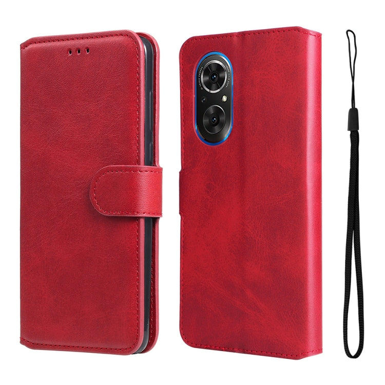 For Honor 50 SE / Huawei Nova 9 SE JUNSUNMAY Calf Texture Leather Phone Case