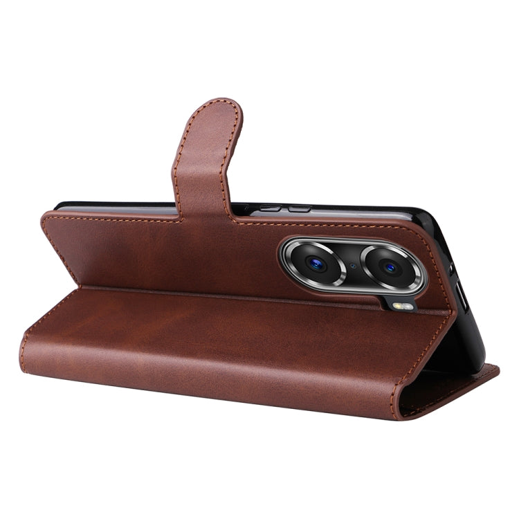 For Honor 50 SE / Huawei Nova 9 SE JUNSUNMAY Calf Texture Leather Phone Case