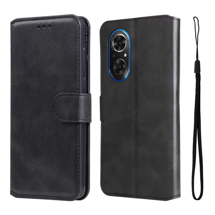 For Honor 50 SE / Huawei Nova 9 SE JUNSUNMAY Calf Texture Leather Phone Case