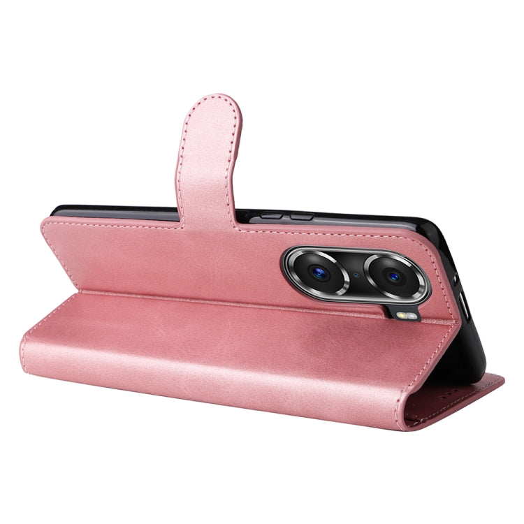 For Honor 60 Pro JUNSUNMAY Calf Texture Leather Phone Case