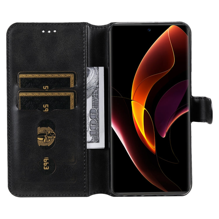 For Honor 60 Pro JUNSUNMAY Calf Texture Leather Phone Case