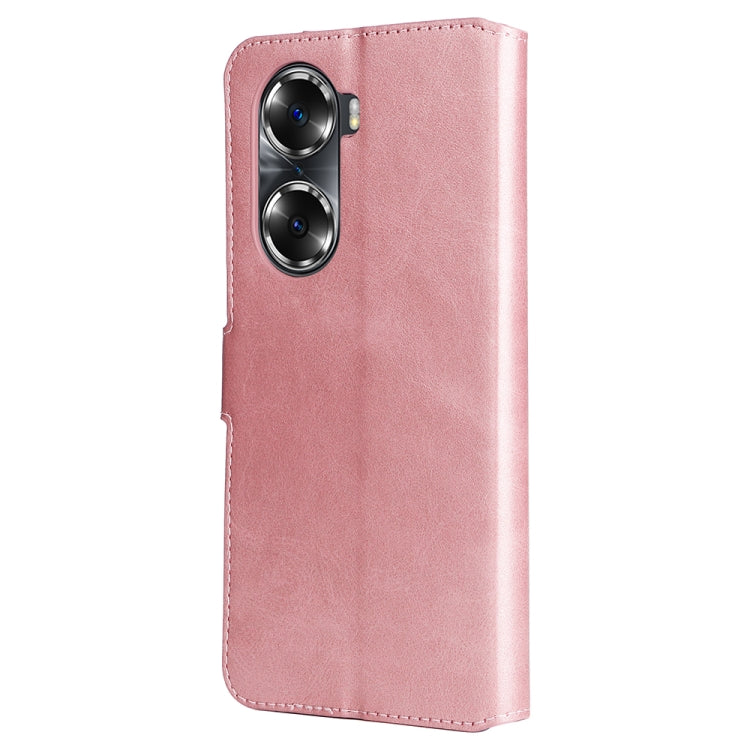 For Honor 60 JUNSUNMAY Calf Texture Leather Phone Case