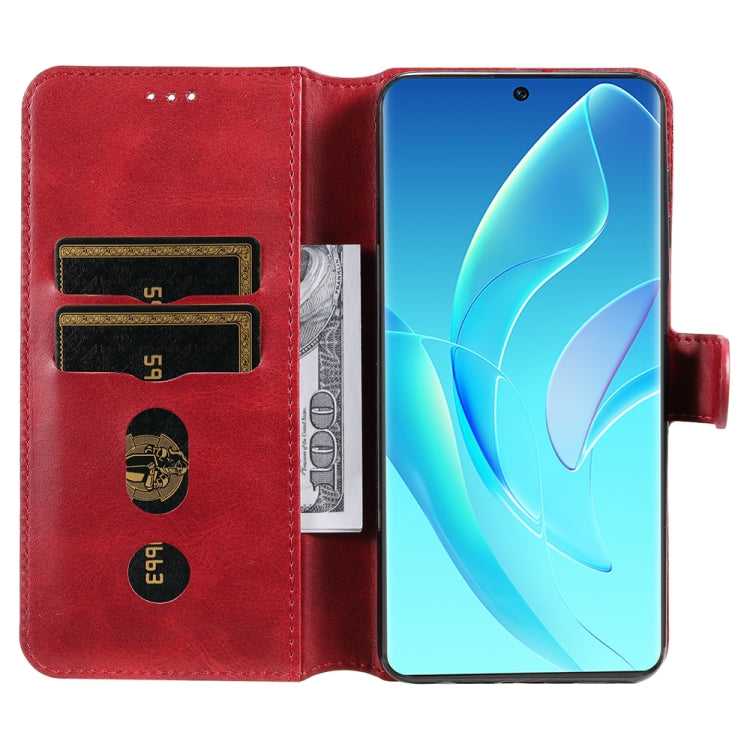 For Honor 60 JUNSUNMAY Calf Texture Leather Phone Case