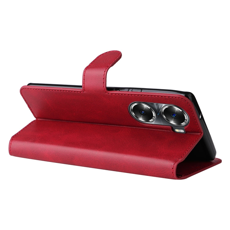 For Honor 60 JUNSUNMAY Calf Texture Leather Phone Case