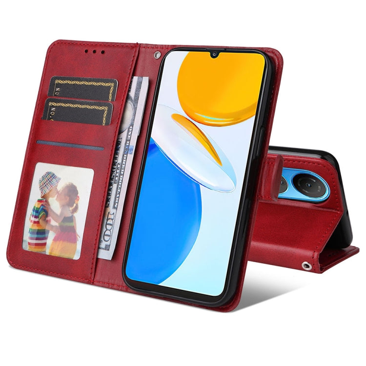 For Honor X7 / Play 30 Plus JSM Calf Texture Leather Phone Case