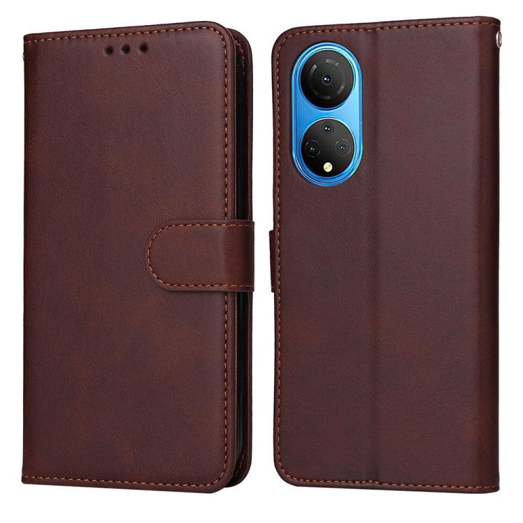 For Honor X7 / Play 30 Plus JSM Calf Texture Leather Phone Case